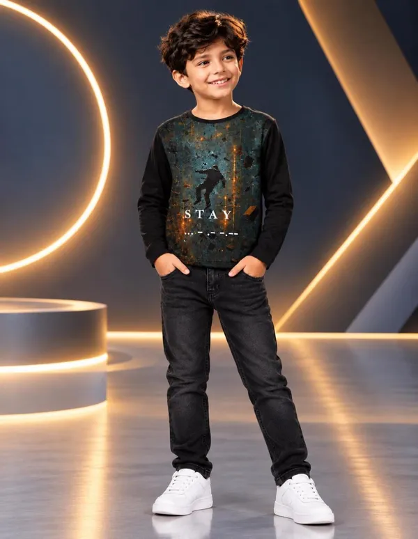 Nusyl_Boys_Pack_of_2_Black_Boy_Printed_&_Stay_Text_Printed_Full_Sleeve_Tshirts