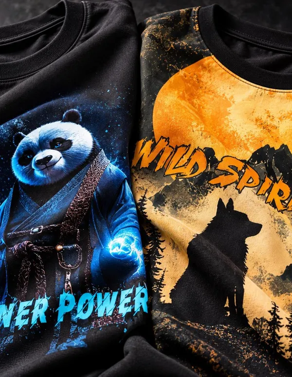 Nusyl_Boys_Pack_of_2_Black_Panda_Printed_&_Wild_Spirit_Text_Printed_Full_Sleeve_Tshirts