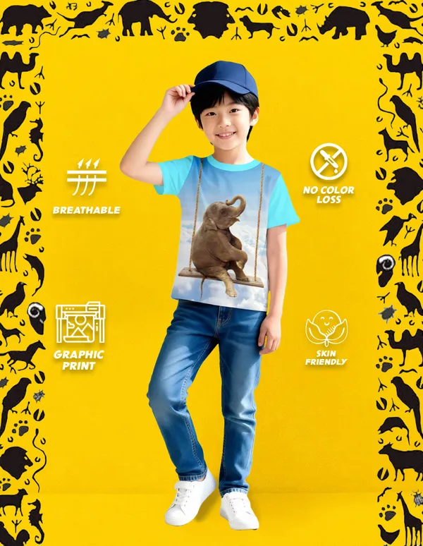 Nusyl_Boy_Sky_Blue_Out_Of_Zone_Text_Printed_&_Elephant_Printed_Half_Sleeves_Pack_Of_2_T_Shirts_Soft_&_Comfortable_Half_Sleeve_T_Shirts_Cozy_Summer_Wear_For_Kids_&_Teen_Boys