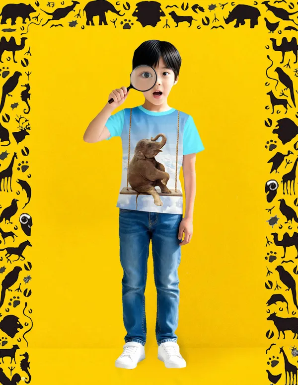 Nusyl_Boy_Sky_Blue_Out_Of_Zone_Text_Printed_&_Elephant_Printed_Half_Sleeves_Pack_Of_2_T_Shirts_Soft_&_Comfortable_Half_Sleeve_T_Shirts_Cozy_Summer_Wear_For_Kids_&_Teen_Boys