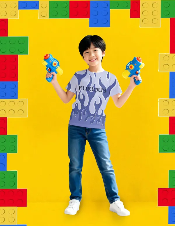 Nusyl_Boy_White_Good_Things_Take_Time_Text_Printed_&_Furious_Text_Printed_Half_Sleeves_Pack_Of_2_T_Shirts_Soft_&_Comfortable_Half_Sleeve_T_Shirts_Cozy_Summer_Wear_For_Kids_&_Teen_Boys