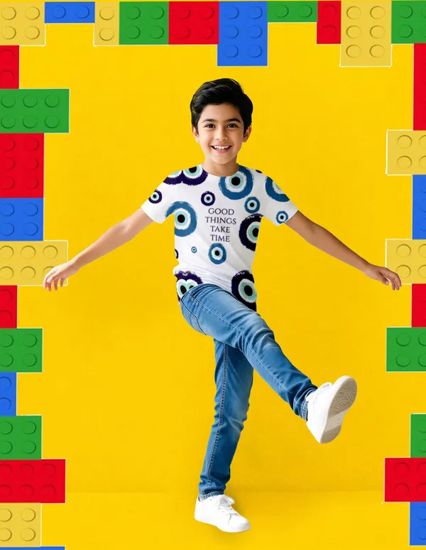 Nusyl_Boy_White_Good_Things_Take_Time_Text_Printed_&_Furious_Text_Printed_Half_Sleeves_Pack_Of_2_T_Shirts_Soft_&_Comfortable_Half_Sleeve_T_Shirts_Cozy_Summer_Wear_For_Kids_&_Teen_Boys