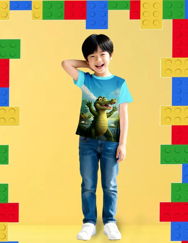 Nusyl_Boy_Sky_Blue_Elephant_Printed_&_Crocodile_Printed_&_Infinite_Text_Printed_Half_Sleeves_Pack_Of_2_T_Shirts_Soft_&_Comfortable_Half_Sleeve_T_Shirts_Cozy_Summer_Wear_For_Kids_&_Teen_Boys
