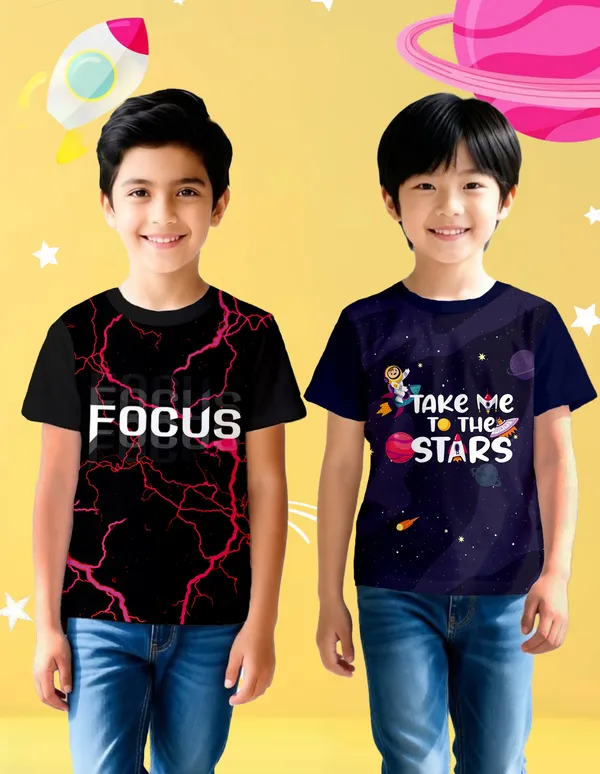 Nusyl_Boy_Navy_&_Black_Focus_Text_Printed_&_Take_Me_To_The_Stars_Text_Printed_Half_Sleeves_Pack_Of_2_T_Shirts_Soft_&_Comfortable_Half_Sleeve_T_Shirts_Cozy_Summer_Wear_For_Kids_&_Teen_Boys