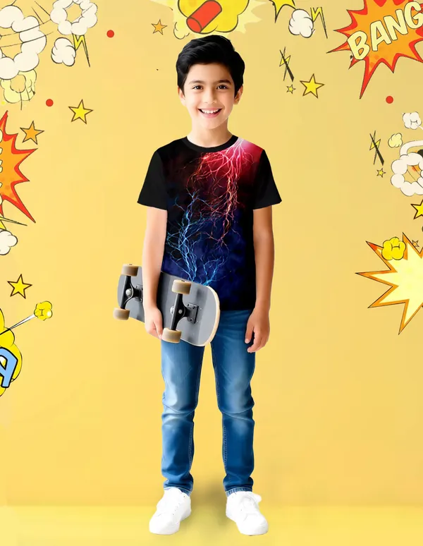 Nusyl_Boy_Black_Anime_Character_Printed_Half_Sleeves_Pack_Of_2_T_Shirts_Soft_&_Comfortable_Half_Sleeve_T_Shirts_Cozy_Summer_Wear_For_Kids_&_Teen_Boys