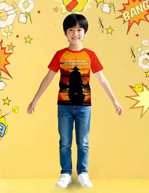 Nusyl_Boy_Red_Belive_Text_Printed_&_Shadow_Warrior_Text_Printed_Half_Sleeves_Pack_Of_2_T_Shirts_Soft_&_Comfortable_Half_Sleeve_T_Shirts_Cozy_Summer_Wear_For_Kids_&_Teen_Boys