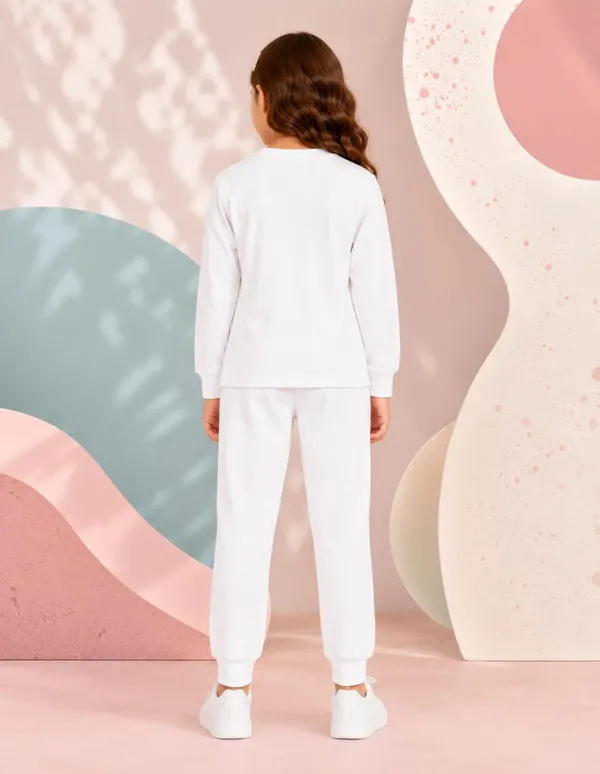 NUSYL_Girls_White_Teddy_Printed_Cotton_Blend_T-shirts_and_Joggers_|_Girls's_Regular_Length_T-shirts_and_Regular_Jogger