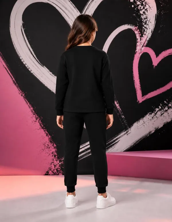 NUSYL_Girls_Black_Heart_Printed_Cotton_Blend_T-shirts_and_Joggers_|_Girls's_Regular_Length_T-shirts_and_Regular_Jogger