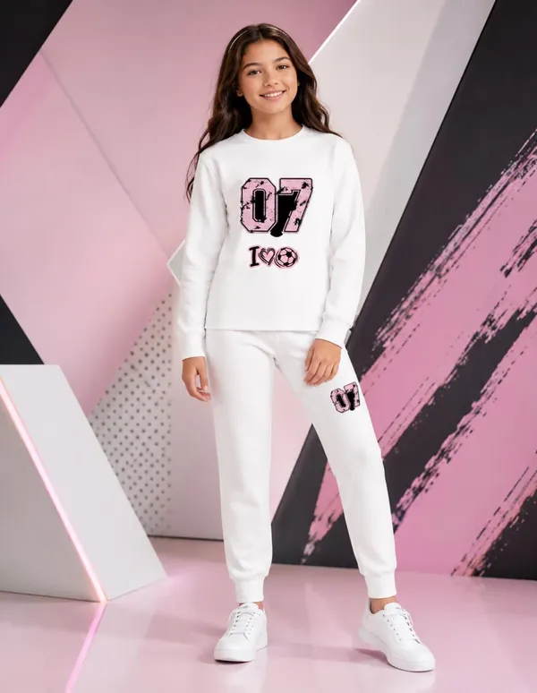 NUSYL_Girls_White_07_Text_Printed_Cotton_Blend_T-shirts_and_Joggers_|_Girls's_Regular_Length_T-shirts_and_Regular_Jogger