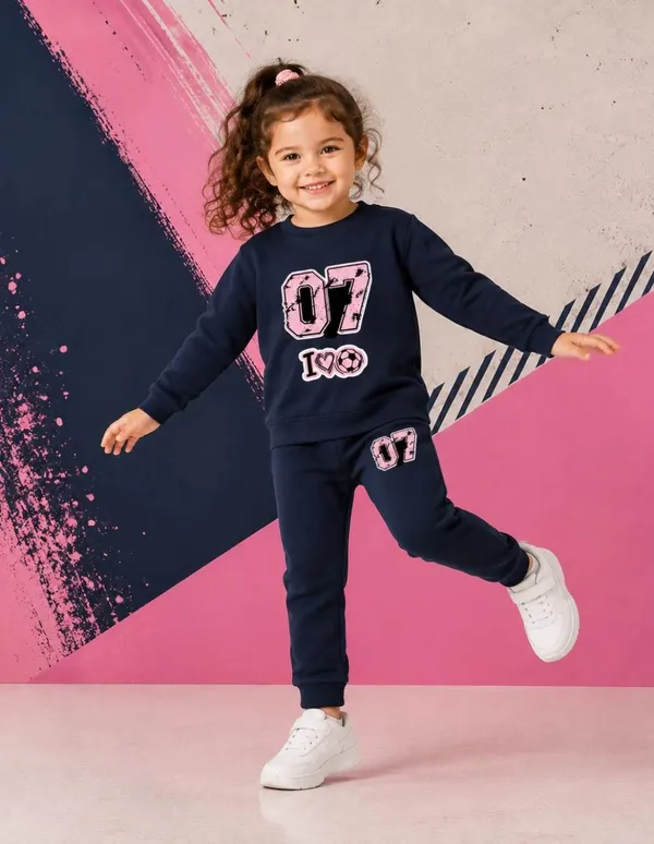 NUSYL_Girls_Navy_07_Text_Printed_Cotton_Blend_T-shirts_and_Joggers_|_Girls's_Regular_Length_T-shirts_and_Regular_Jogger