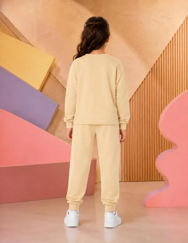 NUSYL_Girls_Beige_Heart_Printed_Cotton_Blend_T-shirts_and_Joggers_|_Girls's_Regular_Length_T-shirts_and_Regular_Jogger