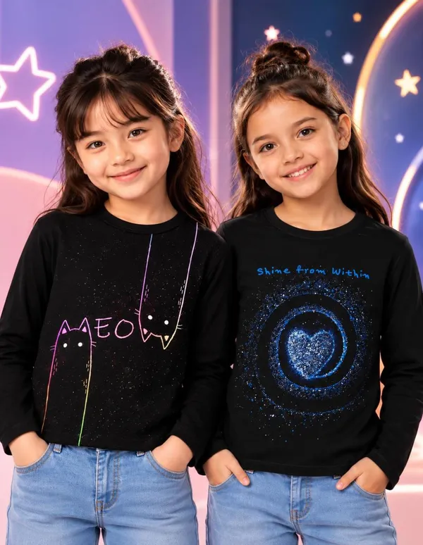 Nusyl_Girls_Pack_of_2_Black_Meow_Text_Printed_&_Heart_Printed_Full_Sleeve_Tshirts