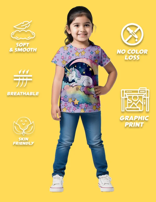Nusyl_Girl_Black_&_Lilac_Girl_Printed_&_Unicorn_Printed_Half_Sleeves_Pack_Of_2_T_Shirts_Soft_&_Comfortable_Half_Sleeve_T_Shirts_Cozy_Summer_Wear_For_Kids_&_Teen_Girls