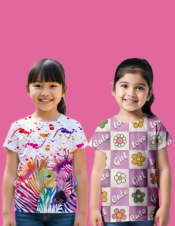Nusyl_Girl_White_Girl_Text_Printed_&_Colors_Printed_Half_Sleeves_Pack_Of_2_T_Shirts_Soft_&_Comfortable_Half_Sleeve_T_Shirts_Cozy_Summer_Wear_For_Kids_&_Teen_Girls