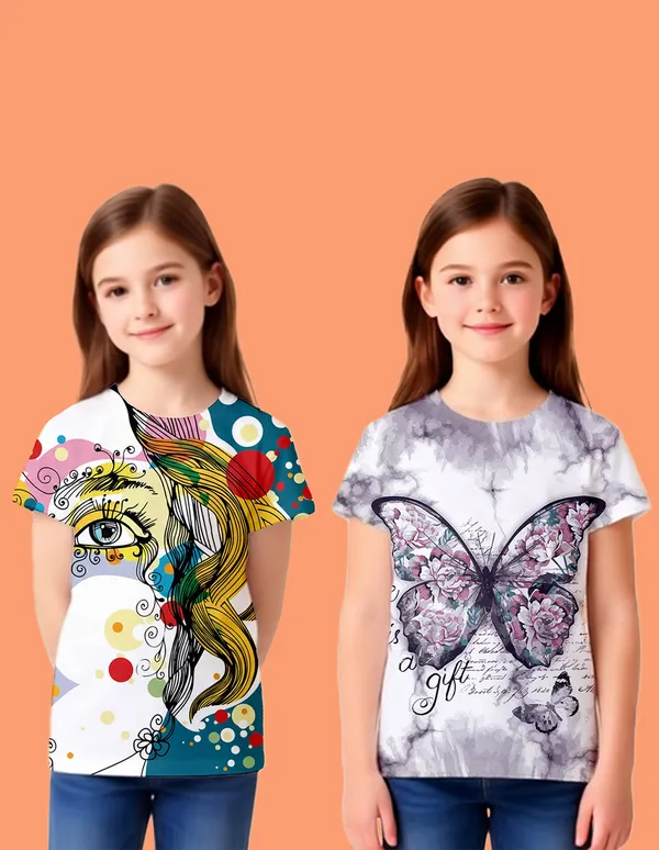 Nusyl_Girl_White_Eye_Printed_&_Butterfly_Printed_Half_Sleeves_Pack_Of_2_T_Shirts_Soft_&_Comfortable_Half_Sleeve_T_Shirts_Cozy_Summer_Wear_For_Kids_&_Teen_Girls