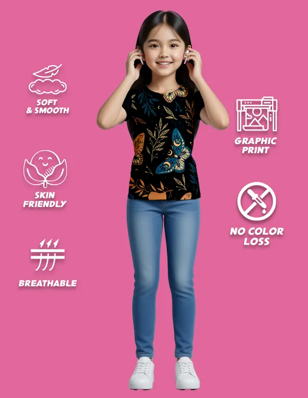 Nusyl_Girl_Black_&_Lilac_Butterfly_Printed_&_Skate_Girl_Text_Printed_Half_Sleeves_Pack_Of_2_T_Shirts_Soft_&_Comfortable_Half_Sleeve_T_Shirts_Cozy_Summer_Wear_For_Kids_&_Teen_Girls