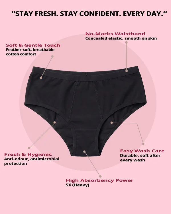 Nusyl_Women_Solid_Period_Panty_(Pack_of_3)�_Soft_&_Breathable_Innerwear_|_Lightweight_Antimicrobial_protection_and_anti-odour_period_panty_for_womens