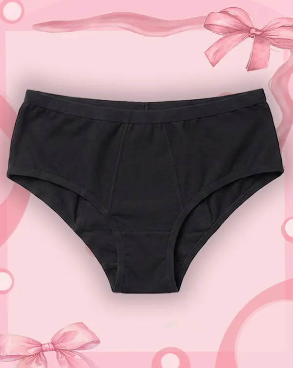 Nusyl_Girl_Solid_Period_Panty_(Pack_of_3)�_Soft_&_Breathable_Innerwear_|_Lightweight_Antimicrobial_protection_and_anti-odour_period_panty_for_girls