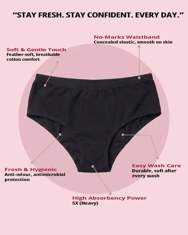 Nusyl_Girl_Solid_Period_Panty_(Pack_of_3)�_Soft_&_Breathable_Innerwear_|_Lightweight_Antimicrobial_protection_and_anti-odour_period_panty_for_girls