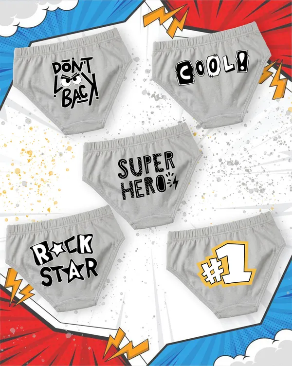Nusyl_Boy_#1_Text_Printed_&_RockStar_Text_PrintedBriefs_(Pack_of_5)�_Soft_&_Breathable_Innerwear_|_Lightweight_Summer_Briefs_for_Kids_&_Teen_Boys