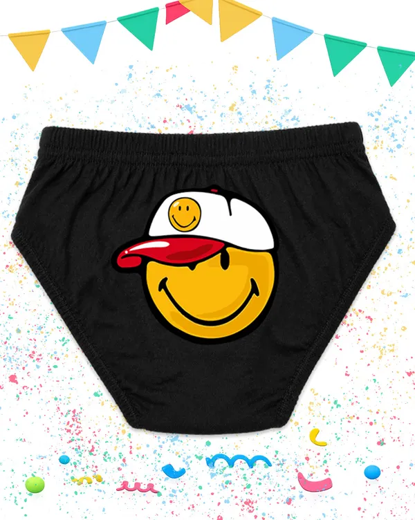 Nusyl_Boy_Smiley_Printed_&_Hello_Text_Printed_Briefs_(Pack_of_5)�_Soft_&_Breathable_Innerwear_|_Lightweight_Summer_Briefs_for_Kids_&_Teen_Boys
