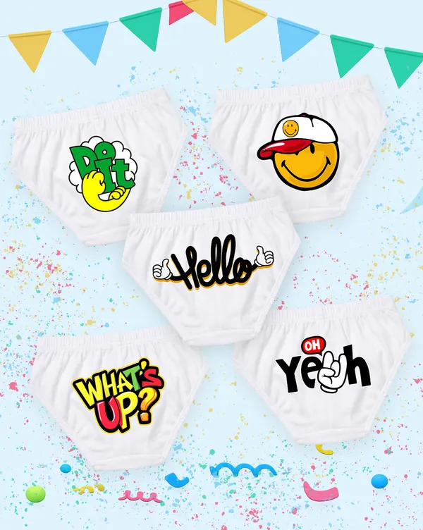 Nusyl_Boy_Smiley_Printed_&_Do_it_Text_Printed_Briefs_(Pack_of_5)�_Soft_&_Breathable_Innerwear_|_Lightweight_Summer_Briefs_for_Kids_&_Teen_Boys