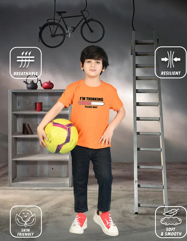 Nusyl_Boy_Orange_&_Yellow_Everything_Text_Printed_&_Thinking_Text_Printed_Drop_Shoulder_T_Shirts_Pack_Of_2_Soft_&_Comfortable_Drop_Shoulder_T_Shirts_Cozy_Summer_Wear_For_Kids_&_Teen_Boys