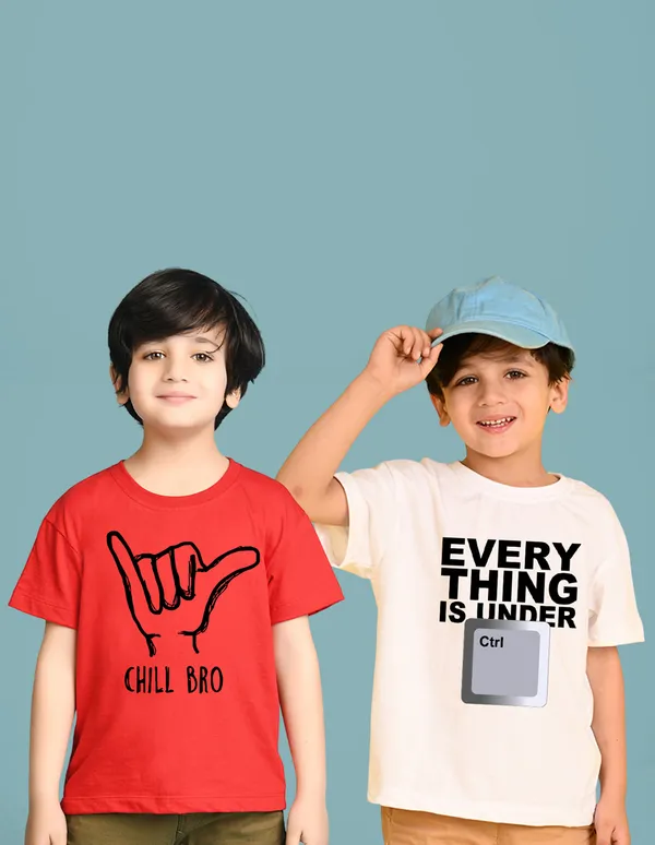 Nusyl_Boy_Red_&_White_Chill_Bro_Text_Printed_&_Everything_Text_Printed_Drop_Shoulder_T_Shirts_Pack_Of_2_Soft_&_Comfortable_Drop_Shoulder_T_Shirts_Cozy_Summer_Wear_For_Kids_&_Teen_Boys