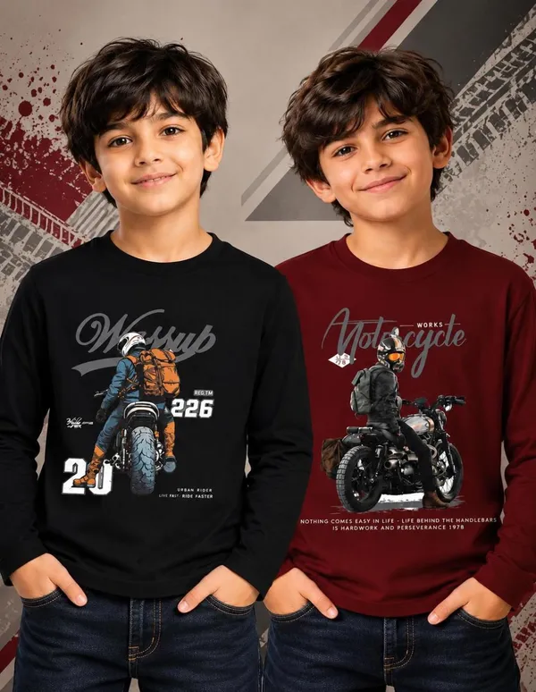 Nusyl_Boys_Pack_of_2_Black_&_Wine_Motorcycle_Printed_&_Motorcycle_Printed_Full_Sleeve_Tshirts
