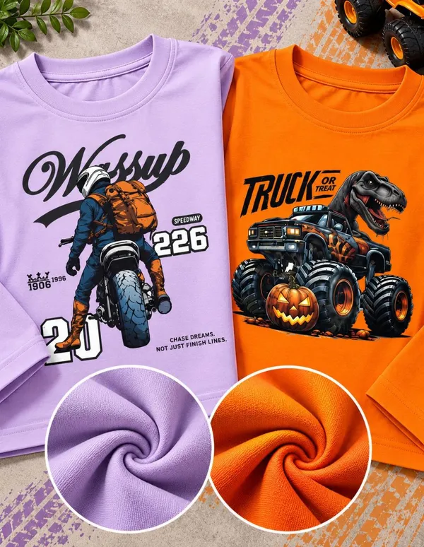 Nusyl_Boys_Pack_of_2_Lilac_&_Orange_Motorcycle_Printed_&_Dinosaur_Printed_Full_Sleeve_Tshirts