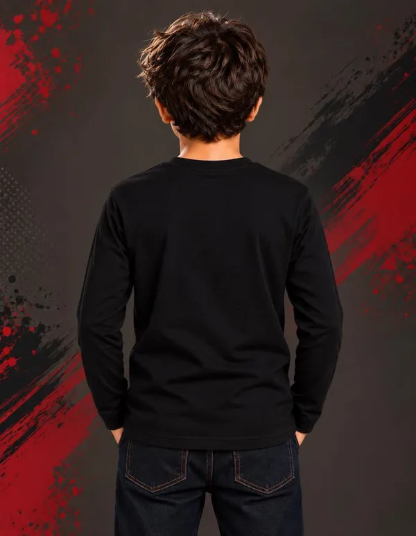 Nusyl_Boys_Pack_of_2_Brown_&_Black_Anime_Printed_&_Anime_Printed_Full_Sleeve_Tshirts