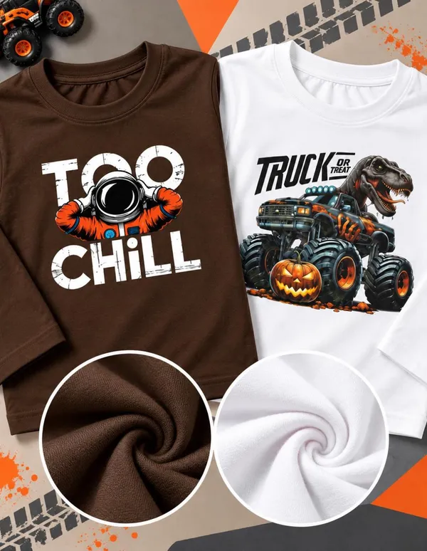 Nusyl_Boys_Pack_of_2_Brown_&_White_Too_Chill_Text_Printed_&_Dinosaur_Printed_Full_Sleeve_Tshirts