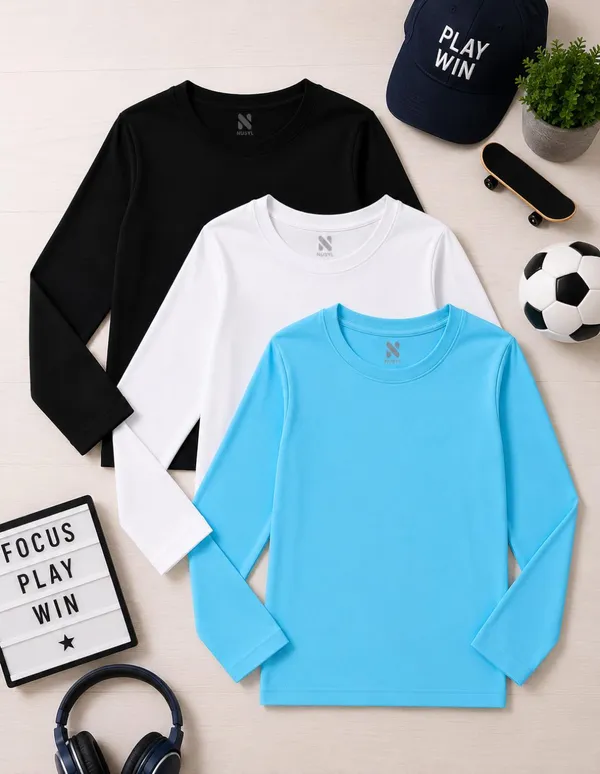 Nusyl_Boys_Black,_White_and_Sky_Blue_Solid_Tshirts