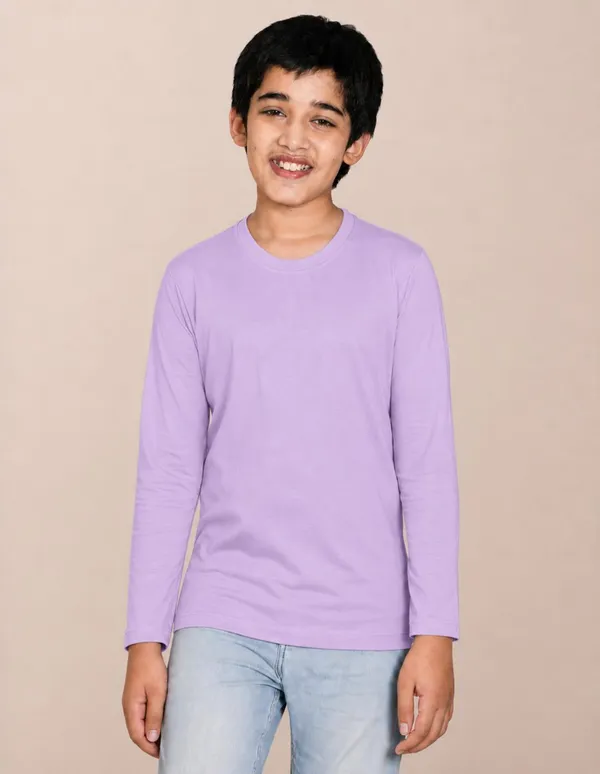 Nusyl_Boys_Black,_White_and_Lilac_Solid_Tshirts