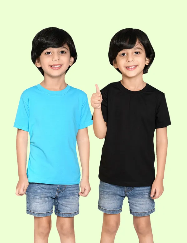 Nusyl_Boy_Black_&_Sky_Blue_Solid_Regular_T_Shirts_Pack_Of_2_Soft_&_Comfortable_Half_Sleeves_Regular_T_Shirts_Cozy_Summer_Wear_For_Kids_&_Teen_Boys