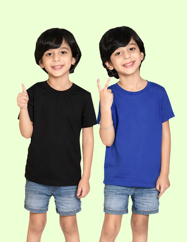 Nusyl_Boy_Black_&_Royal_Blue_Solid_Regular_T_Shirts_Pack_Of_2_Soft_&_Comfortable_Half_Sleeves_Regular_T_Shirts_Cozy_Summer_Wear_For_Kids_&_Teen_Boys