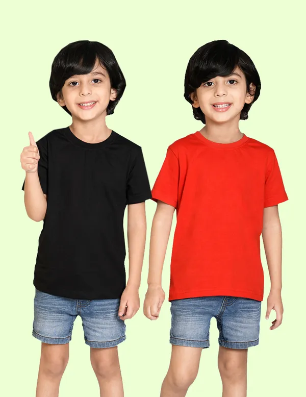 Nusyl_Boy_Red_&_Black_Solid_Regular_T_Shirts_Pack_Of_2_Soft_&_Comfortable_Half_Sleeves_Regular_T_Shirts_Cozy_Summer_Wear_For_Kids_&_Teen_Boys