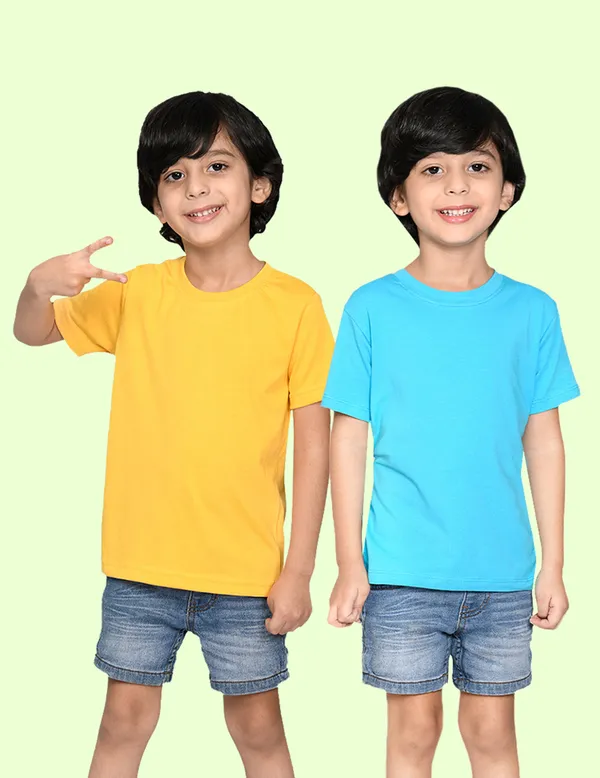 Nusyl_Boy_Yellow_&_Sky_Blue_Solid_Regular_T_Shirts_Pack_Of_2_Soft_&_Comfortable_Half_Sleeves_Regular_T_Shirts_Cozy_Summer_Wear_For_Kids_&_Teen_Boys