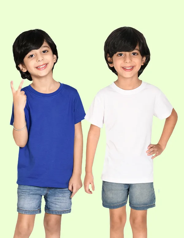 Nusyl_Boy_White_&_Royal_Blue_Solid_Regular_T_Shirts_Pack_Of_2_Soft_&_Comfortable_Half_Sleeves_Regular_T_Shirts_Cozy_Summer_Wear_For_Kids_&_Teen_Boys