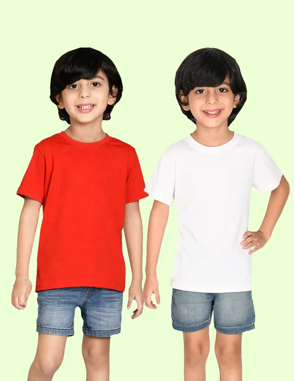 Nusyl_Boy_Red_&_White_Solid_Regular_T_Shirts_Pack_Of_2_Soft_&_Comfortable_Half_Sleeves_Regular_T_Shirts_Cozy_Summer_Wear_For_Kids_&_Teen_Boys