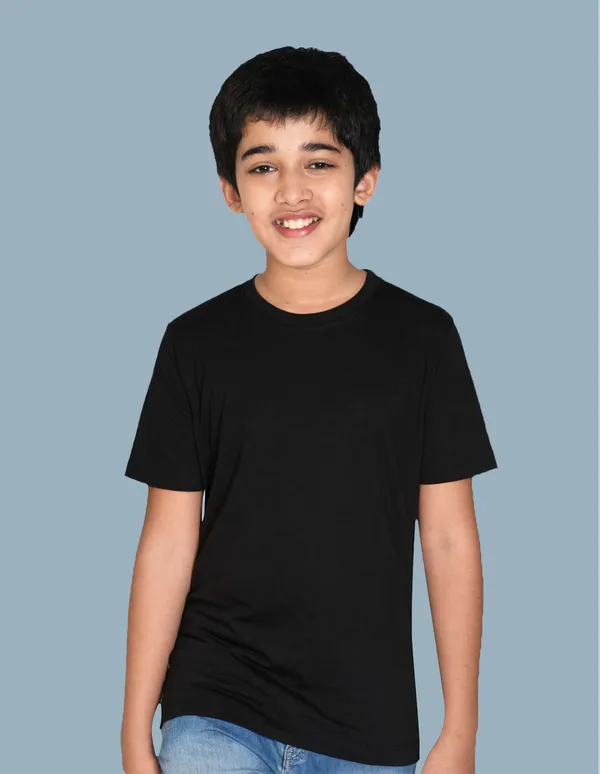 Nusyl_Boy_Black_&_Lilac_Solid_Regular_T_Shirts_Pack_Of_2_Soft_&_Comfortable_Half_Sleeves_Regular_T_Shirts_Cozy_Summer_Wear_For_Kids_&_Teen_Boys