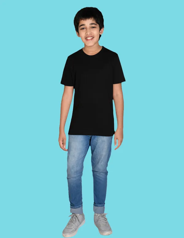 Nusyl_Boy_Black_&_Wine_Solid_Regular_T_Shirts_Pack_Of_2_Soft_&_Comfortable_Half_Sleeves_Regular_T_Shirts_Cozy_Summer_Wear_For_Kids_&_Teen_Boys