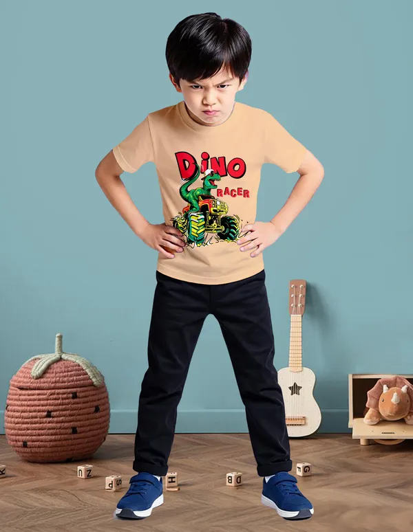 Nusyl_Boy_Green_&_Beige_Dinosaur_Printed_&_Jeep_Printed_Half_Sleeves_T_Shirt_Pack_Of_2_Soft_&_Comfortable_Half_Sleeve_T_Shirt_Cozy_Summer_Wear_For_Kids_&_Teen_Boys