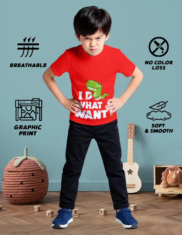 Nusyl_Boy_Orange_&_Red_Do_Want_Text_Printed_&_Robots_Text_Printed_Half_Sleeves_T_Shirt_Pack_Of_2_Soft_&_Comfortable_Half_Sleeve_T_Shirt_Cozy_Summer_Wear_For_Kids_&_Teen_Boys