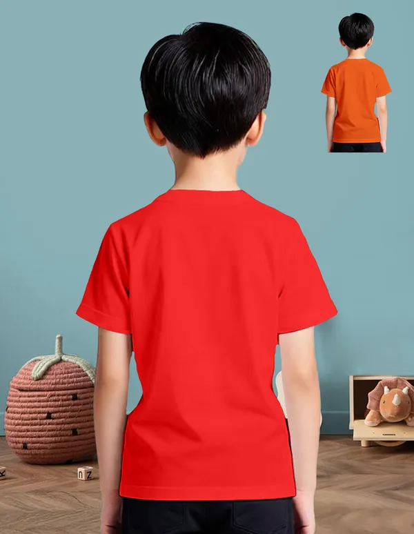Nusyl_Boy_Orange_&_Red_Do_Want_Text_Printed_&_Robots_Text_Printed_Half_Sleeves_T_Shirt_Pack_Of_2_Soft_&_Comfortable_Half_Sleeve_T_Shirt_Cozy_Summer_Wear_For_Kids_&_Teen_Boys