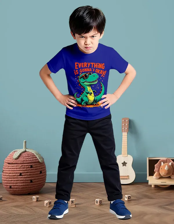 Nusyl_Boy_Orange_&_Royal_Blue_Dinosaur_Printed_&_Cute_Thing_Text_Printed_Half_Sleeves_T_Shirt_Pack_Of_2_Soft_&_Comfortable_Half_Sleeve_T_Shirt_Cozy_Summer_Wear_For_Kids_&_Teen_Boys