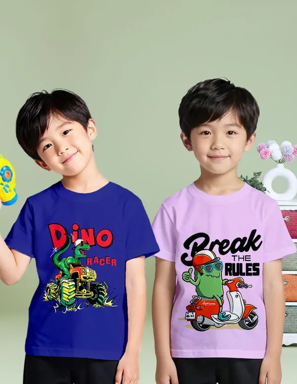 Nusyl_Boy_Lilac_&_Royal_Blue_Dinosaur_Printed_&_Monster_Printed_Half_Sleeves_T_Shirt_Pack_Of_2_Soft_&_Comfortable_Half_Sleeve_T_Shirt_Cozy_Summer_Wear_For_Kids_&_Teen_Boys
