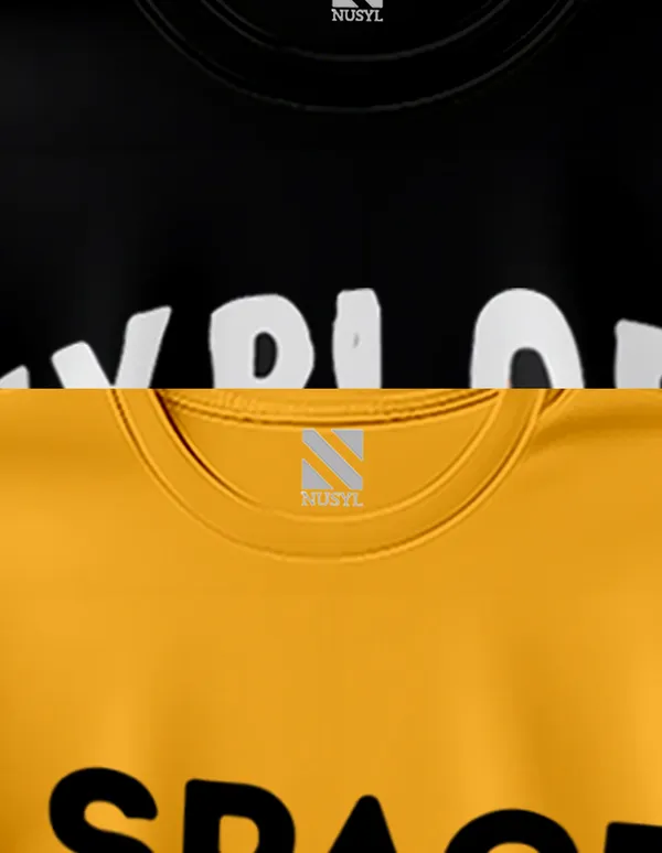 Nusyl_Boy_Yellow_&_Black_Explore_Text_Printed_&_Space_Text_Printed_Half_Sleeves_T_Shirt_Pack_Of_2_Soft_&_Comfortable_Half_Sleeve_T_Shirt_Cozy_Summer_Wear_For_Kids_&_Teen_Boys