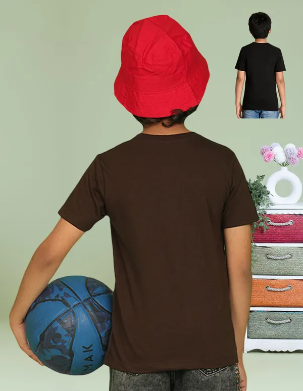 Nusyl_Boy_Brown_&_Black_Basketball_Printed_&_Victory_Text_Printed_Half_Sleeves_T_Shirt_Pack_Of_2_Soft_&_Comfortable_Half_Sleeve_T_Shirt_Cozy_Summer_Wear_For_Kids_&_Teen_Boys