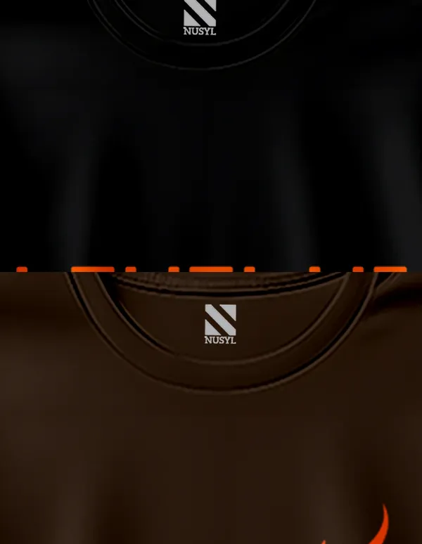Nusyl_Boy_Brown_&_Black_Victory_Text_Printed_&_Level_Up_Text_Printed_Half_Sleeves_T_Shirt_Pack_Of_2_Soft_&_Comfortable_Half_Sleeve_T_Shirt_Cozy_Summer_Wear_For_Kids_&_Teen_Boys